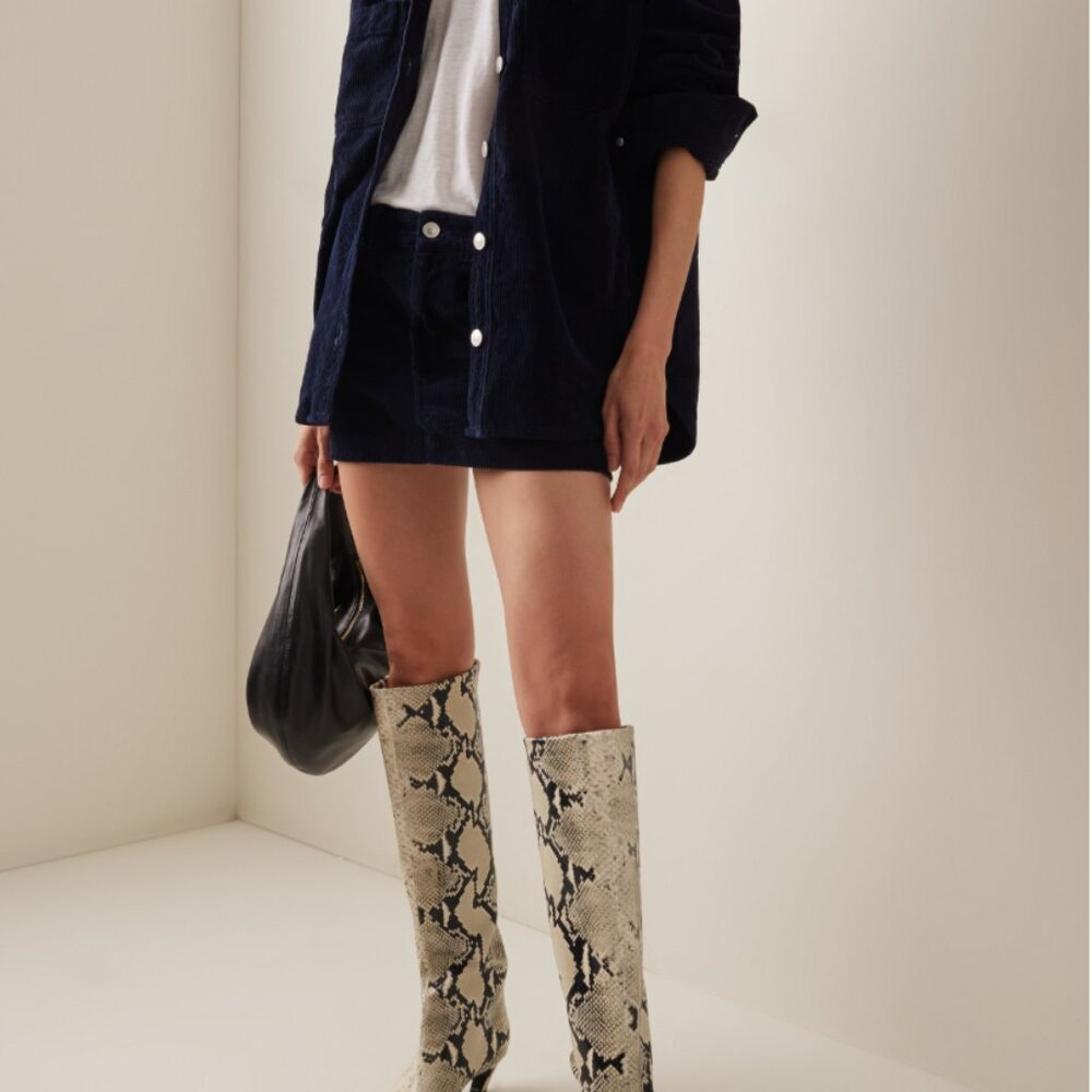 Isabel Marant Etoile - Navy Corduroy Skirt